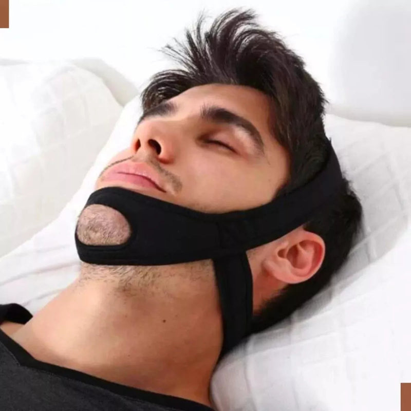 Faixa Anti‑Ronco SleepClean Zero Ronco – Conforto Noturno e Mandíbula Estabilizada