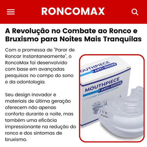 RoncoMax – Dispositivo para Ronco