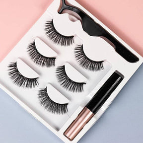 Cílios Magnético Original Importado - Reutilizável e a Prova D'água  - BeautyLashes + 4 Brindes