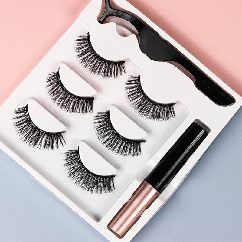 Cílios Magnético Original Importado - Reutilizável e a Prova D'água  - BeautyLashes + 4 Brindes